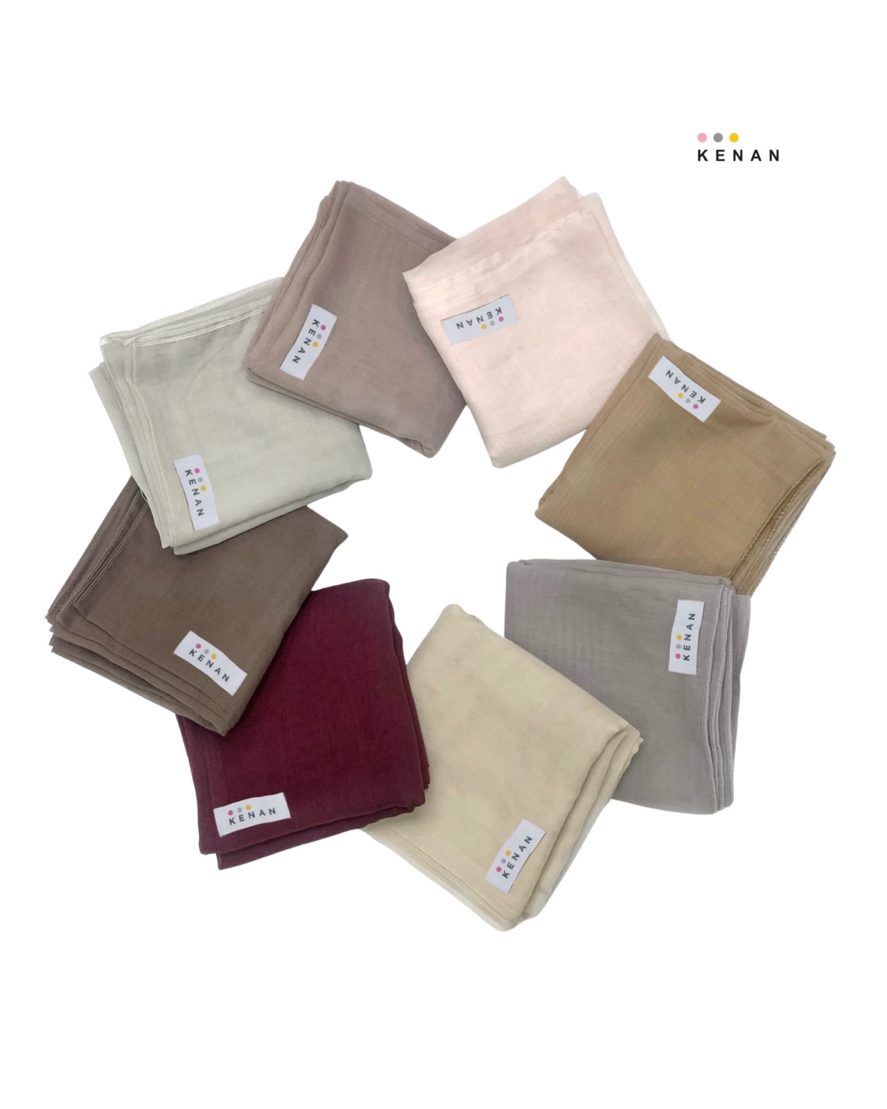 KENAN - Paris Legend Hijab Segiempat Basic